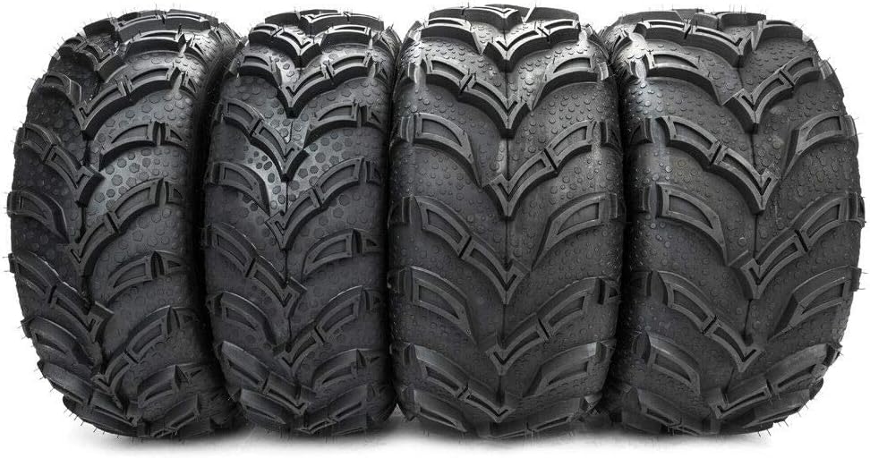Set of 4 All Terrain ATV UTV Tires 25x8-12 Front 25x10-12 Rear 6PR X623178