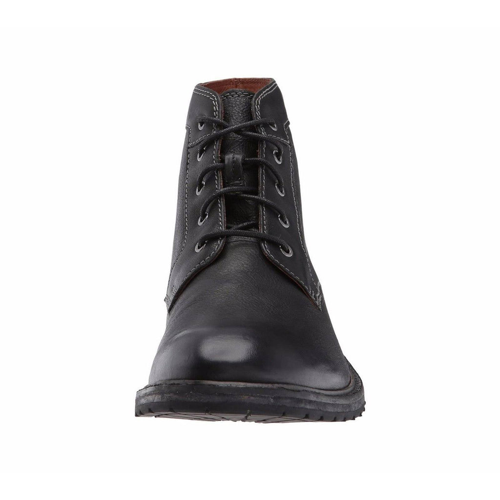 Black Leather Shoes D46154
