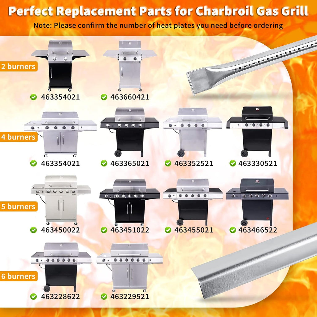 Grill Burners and Heat Tent and Grill Grates A837