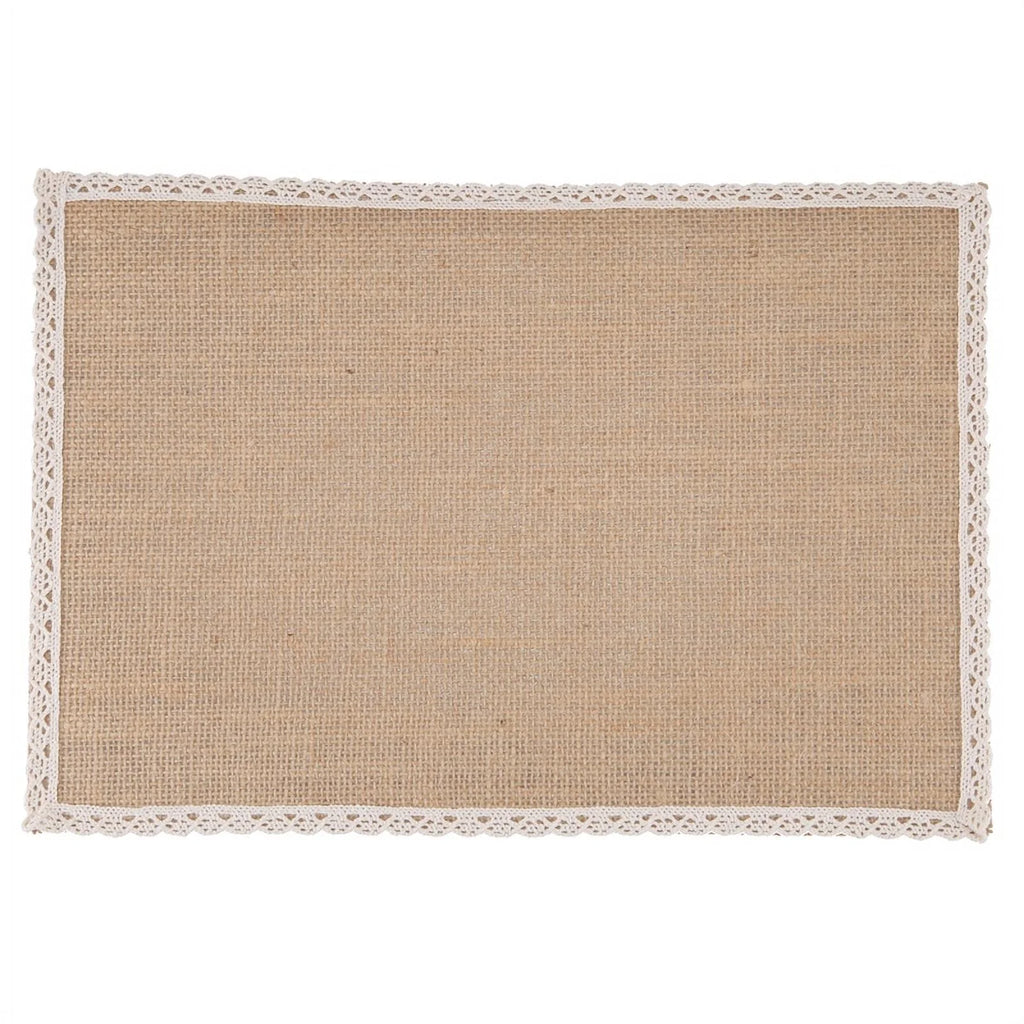 Natural Woven Linen Table Mat Set of 8 I379