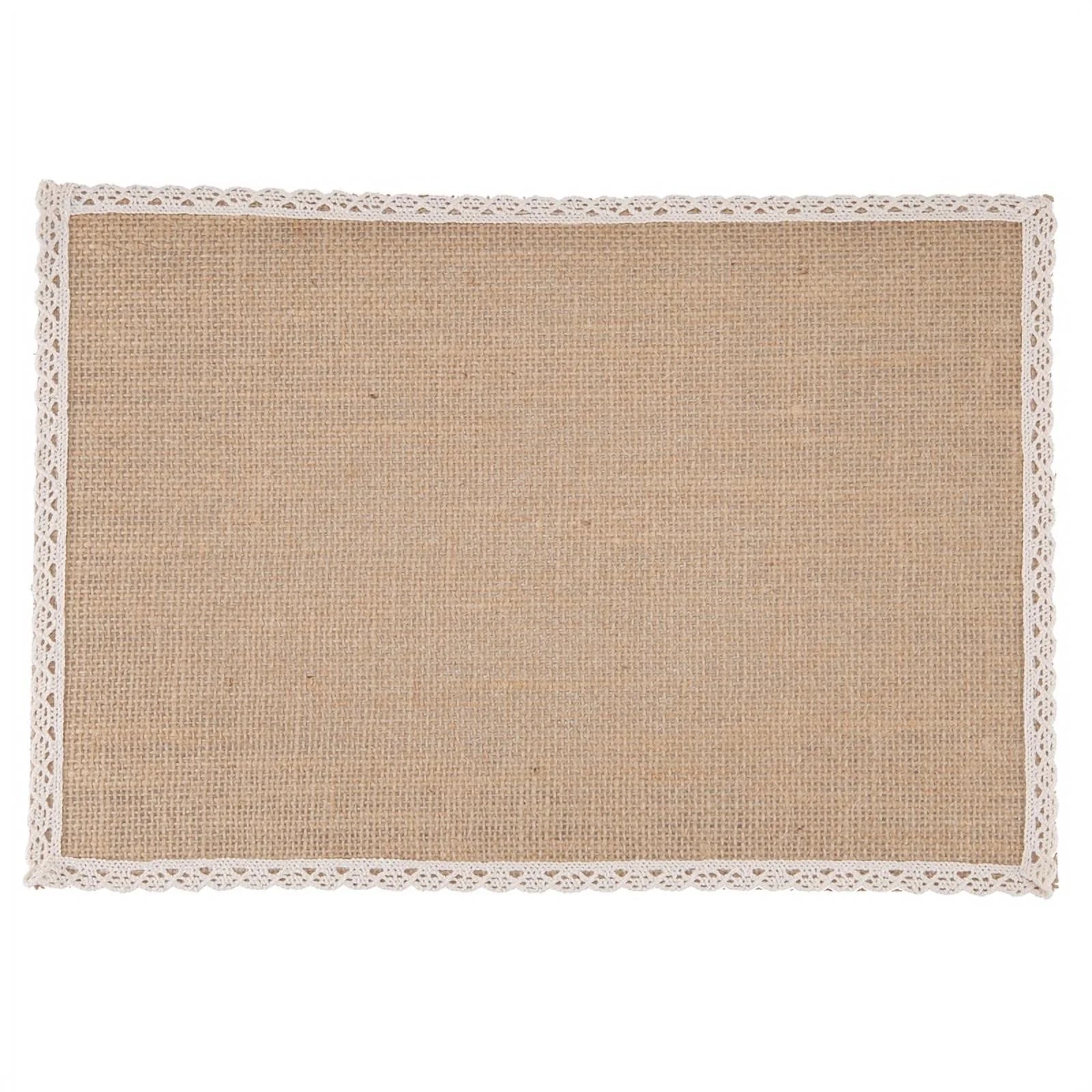 Natural Woven Linen Table Mat Set of 8 I379