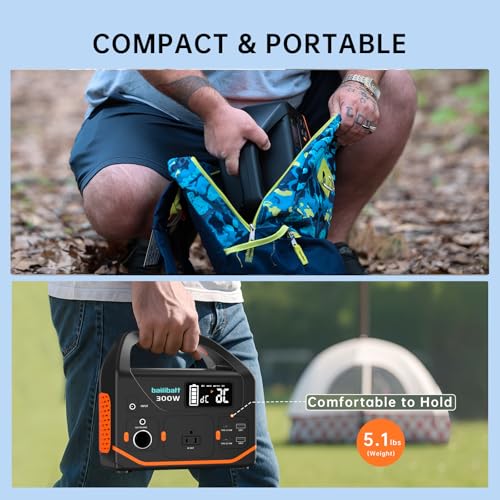 300W 266wh Lithium Portable Power Station with 120V AC Outlet W26577