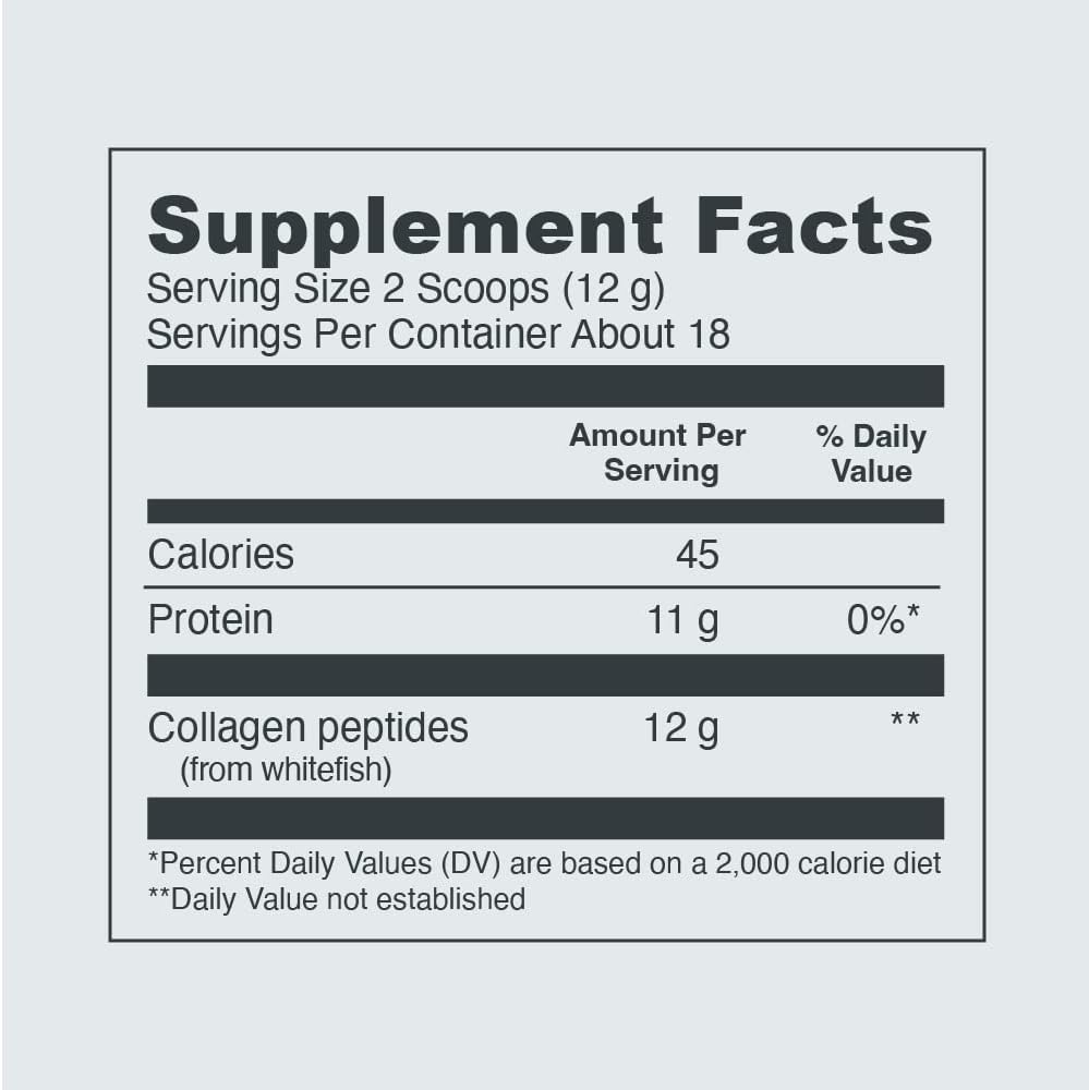 Unflavored Collagen Peptides Powder 9.33 OZ E13986