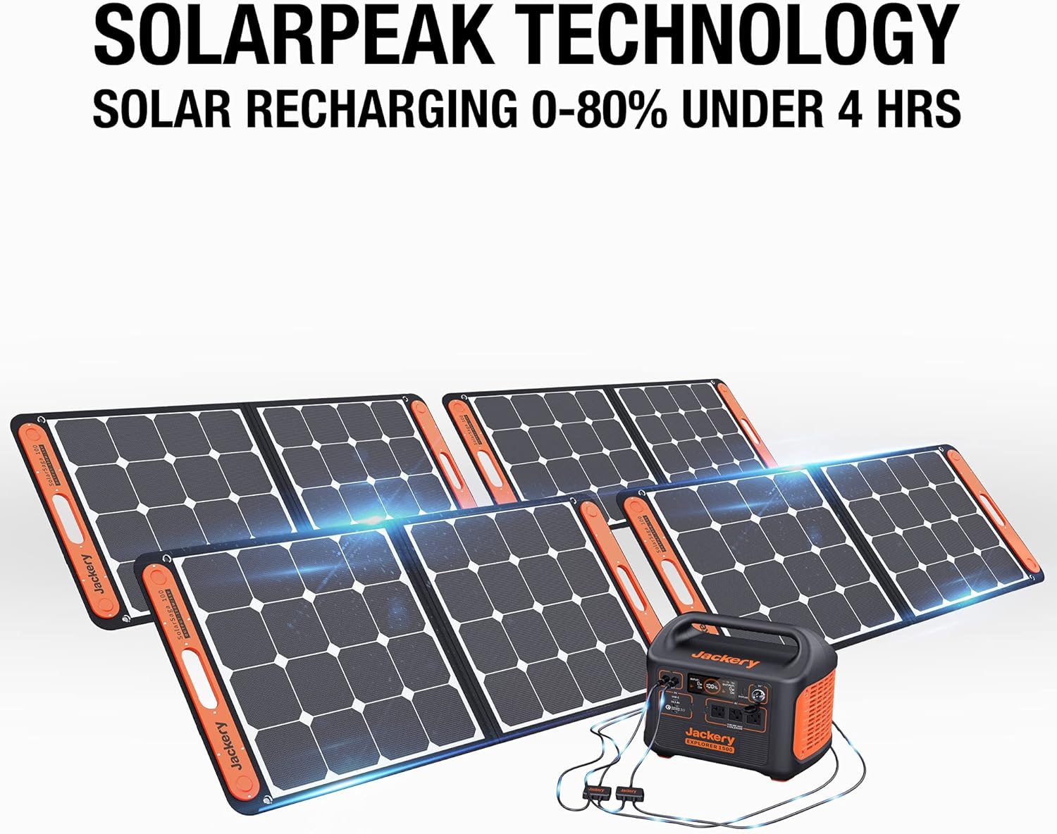 1800W Solar Generator with 3 AC Outlets and Lithium Battery Pack M165