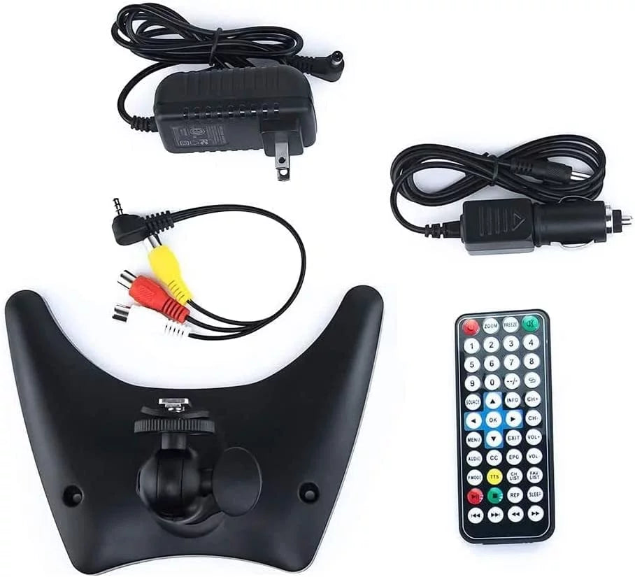 14" Portable Battery Powered LCD HD TV Television with HDMI USB RCA and SD Card Inputs O6238