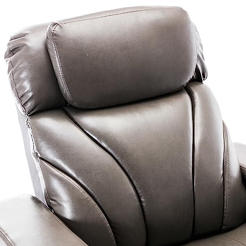 Light Grey PU Leather Electric Single Reclining Chair with USB A8779
