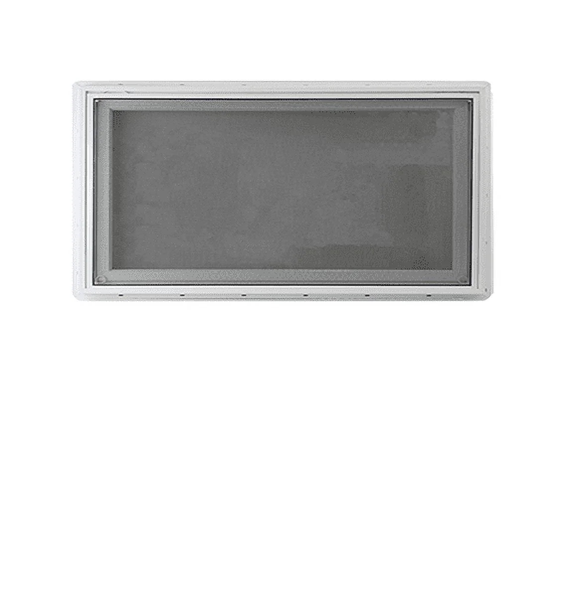 36" x 12" White Vinyl Casement Window with Tempered Low-E Glass W9886