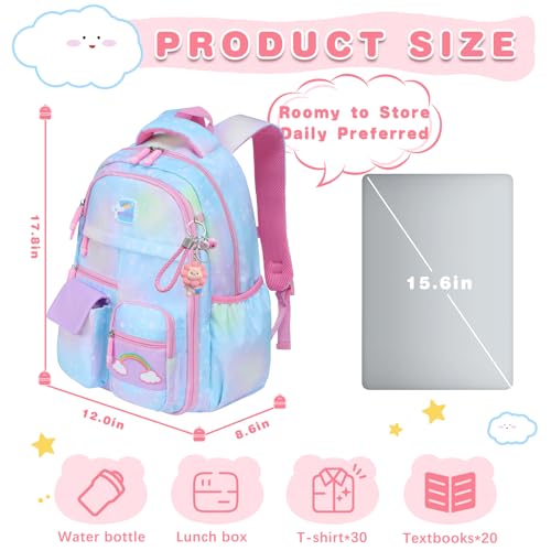 Anti-Theft Waterproof School Backpack for Girls Teens E837094