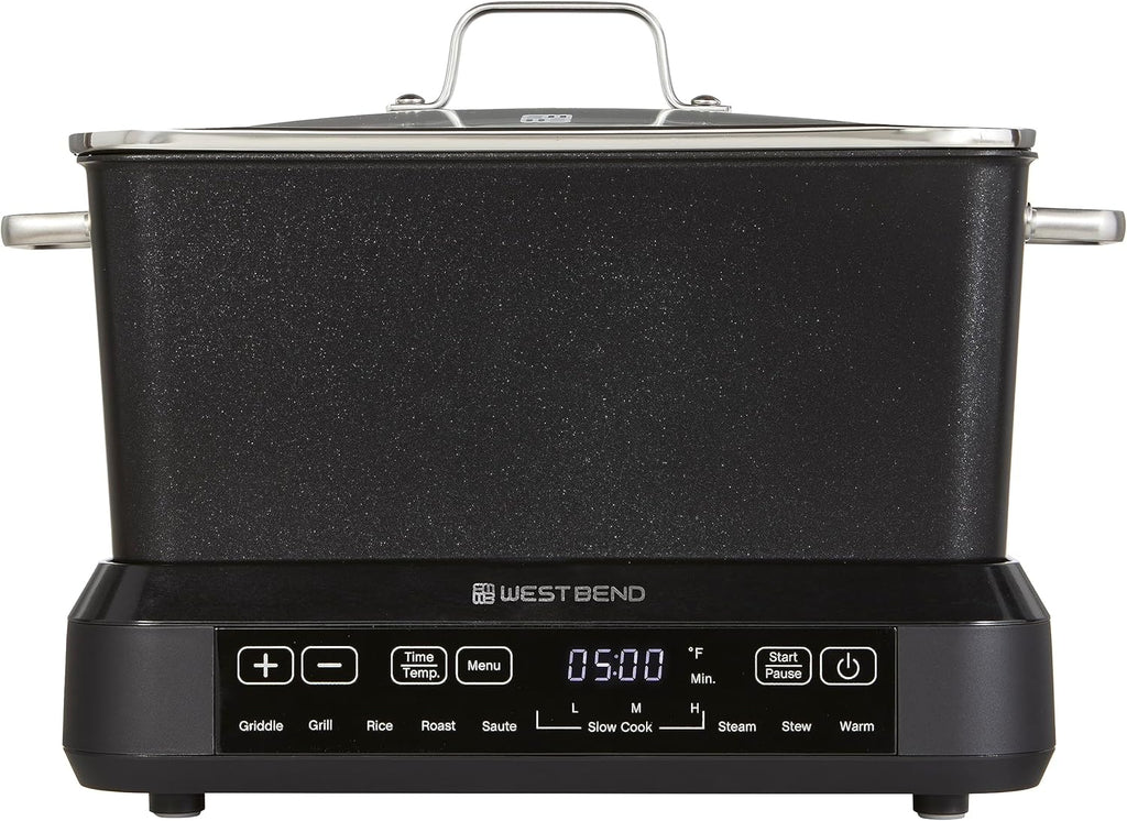 6-Quart Black Non-Stick Slow Cooker F109