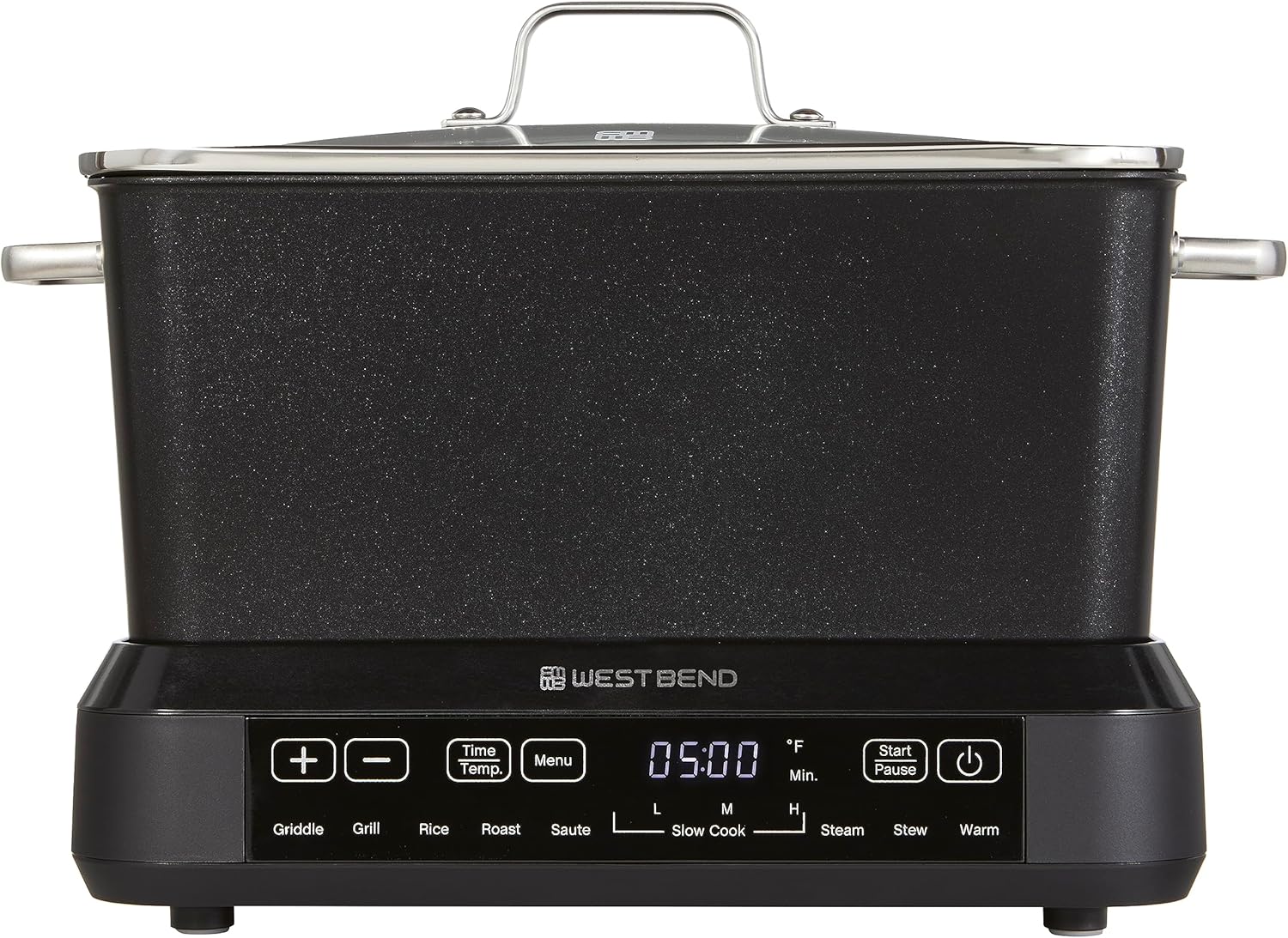 6-Quart Black Non-Stick Slow Cooker F109