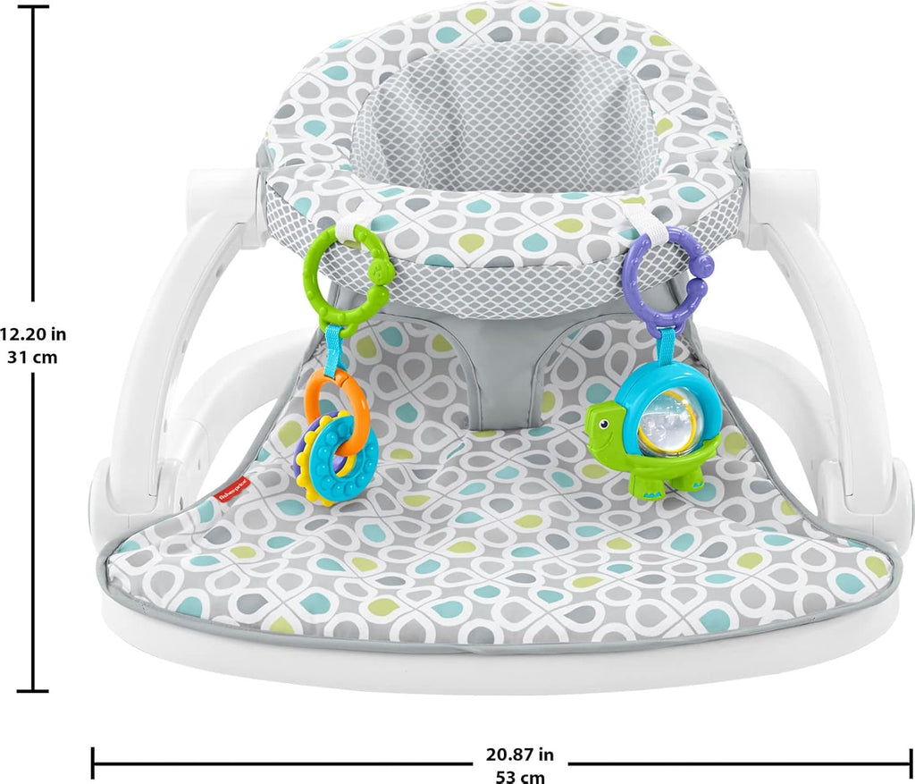 Portable Baby Floor Seat With Machine Washable Seat Pad Y700