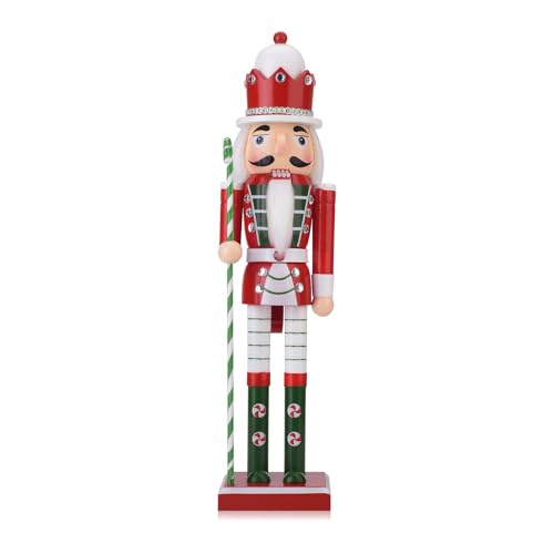 15 Inch Wooden Nutcracker Figure (Green) X92117