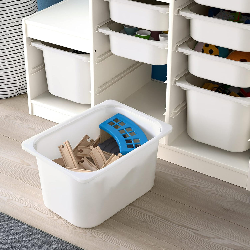 White 99x44x94 cm Storage Combination with Boxes O602