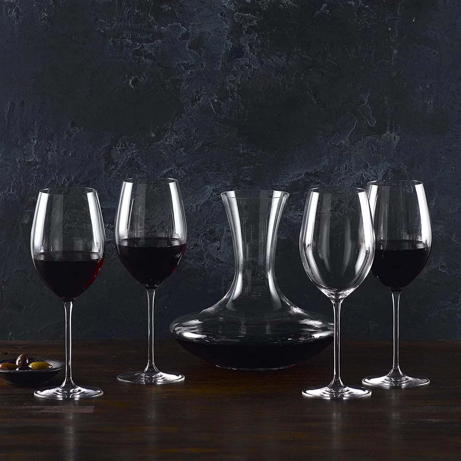 Red Wine Set of 4 Clear Crystalline 19.5 fl oz R644990