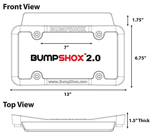 Front Bumper Guard License Plate Frame A896