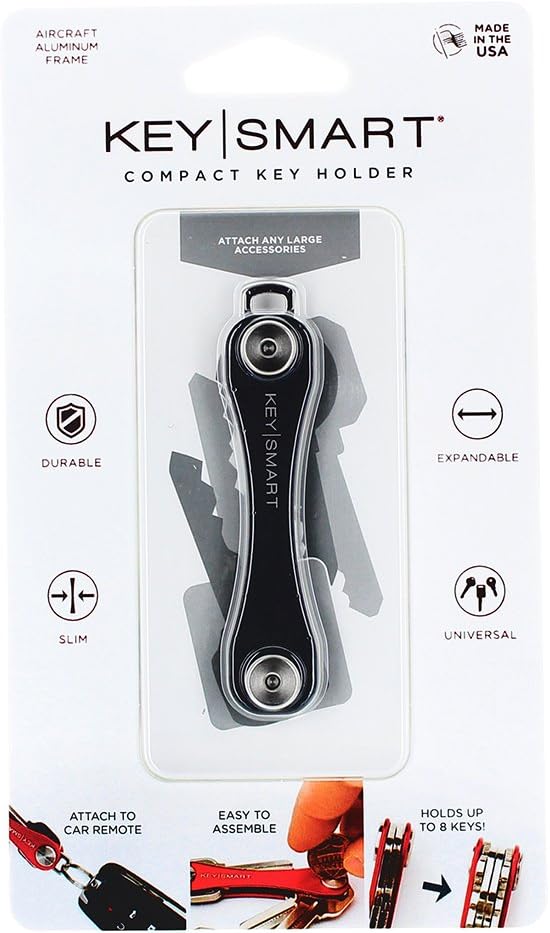 Compact Key Holder (2-8 Keys, Black) H40788
