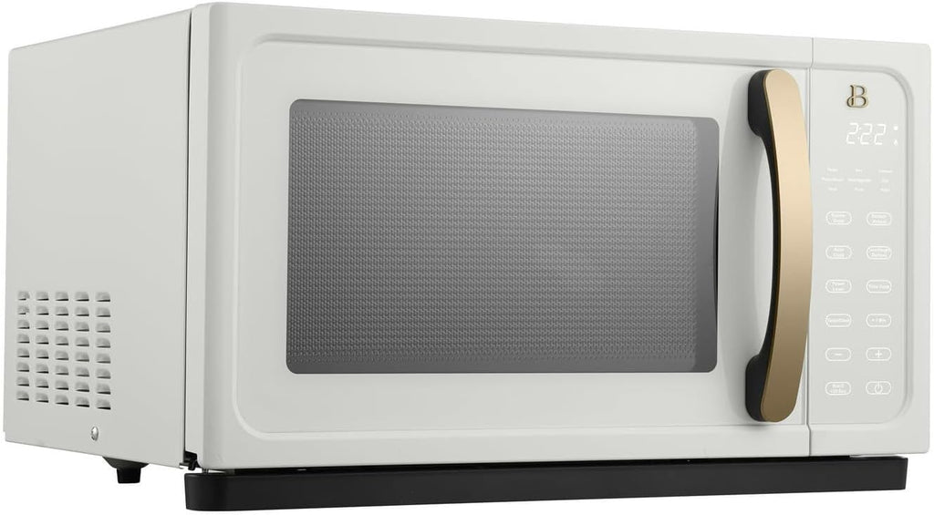 White 1.1 Cu Ft 1000 Watt Sensor Microwave Oven with Turntable Q440952