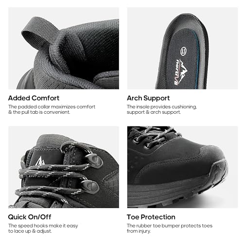 Waterproof Leather Hiking Boots T7970