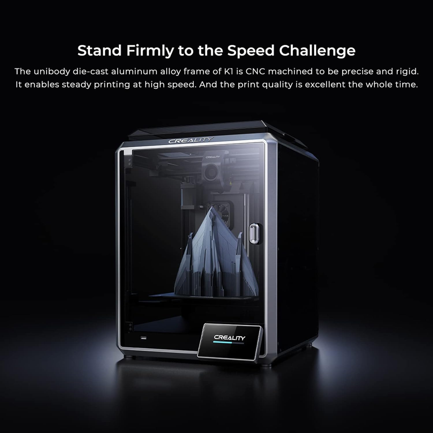 3D Printer 600mm/s High Speed with 4.3'' Color Touchscreen Dual-Gear Direct Extruder 220 * 220 * 250mm C758