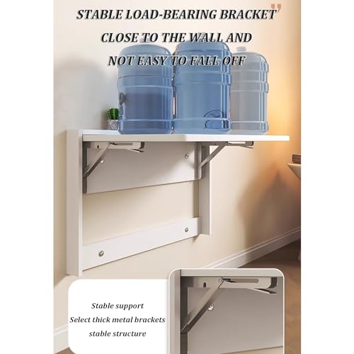 Fold Down Wall-Mounted Drop-Leaf Table (L60*W40cm) J83238