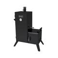 Black Vertical Offset Charcoal Smoker D2835