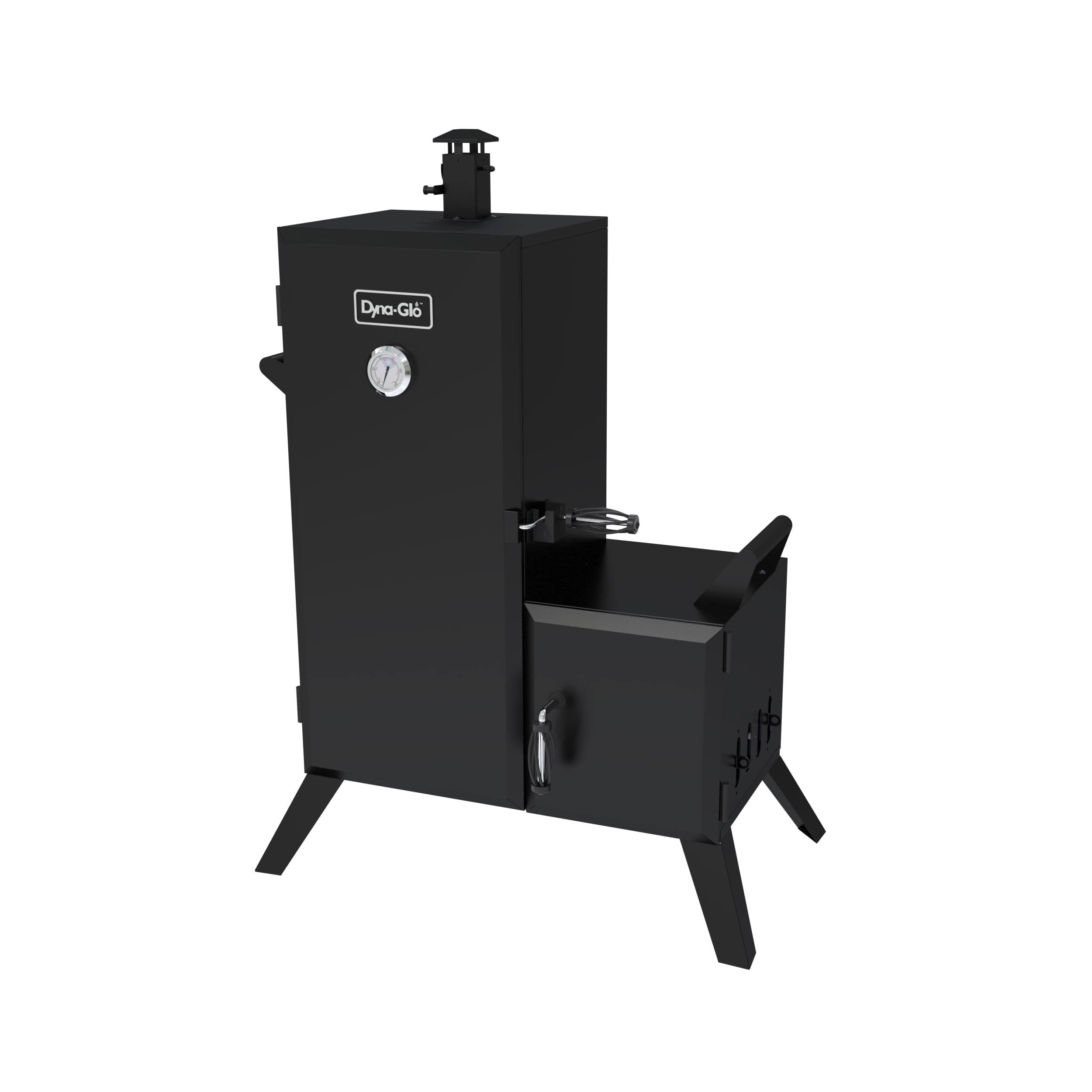 Black Vertical Offset Charcoal Smoker D2835
