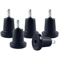 2.5 Inch Office Chair Casters with Dual Injection Polyurethane Wheels K5896