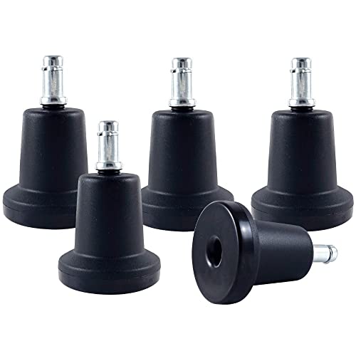 2.5 Inch Office Chair Casters with Dual Injection Polyurethane Wheels K5896