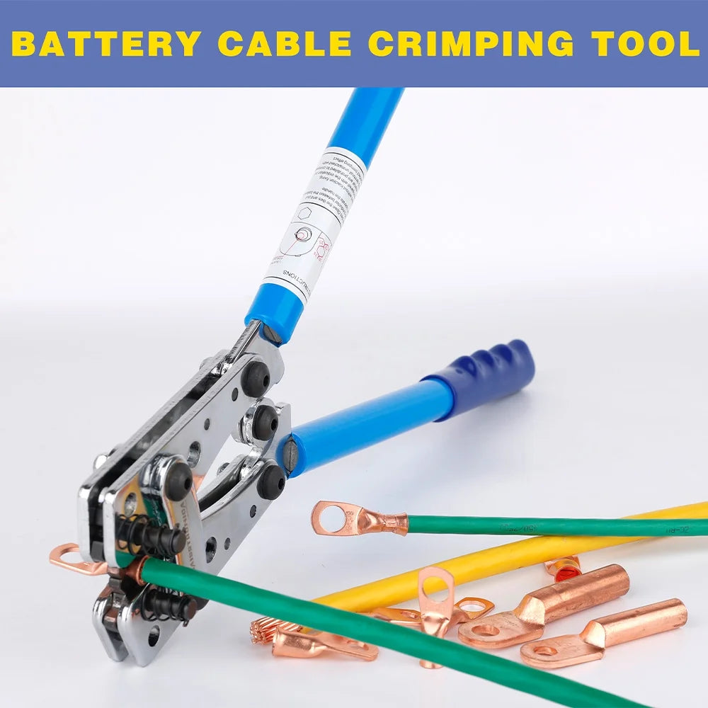 Battery Cable Lug Crimping Tool for AWG 10 8 6 4 2 1/0 A96295