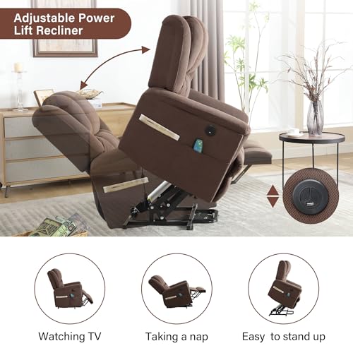Power Lift Recliner Chair with Heat and Massage X567