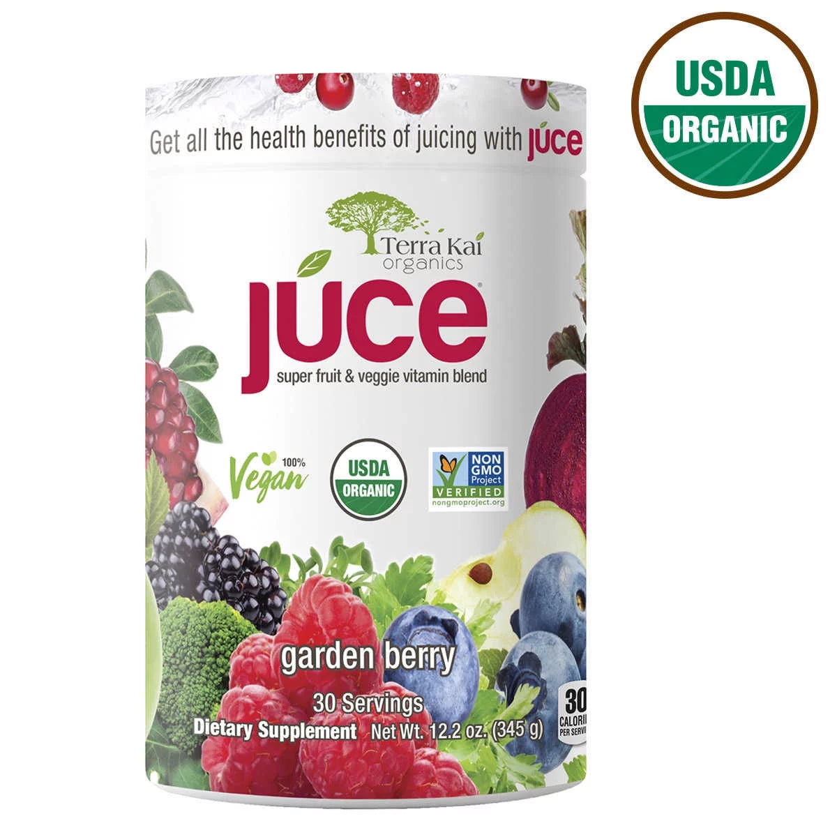 USDA Organic Super Fruit & Veggie Powder, 12.2 Ounces Z49180