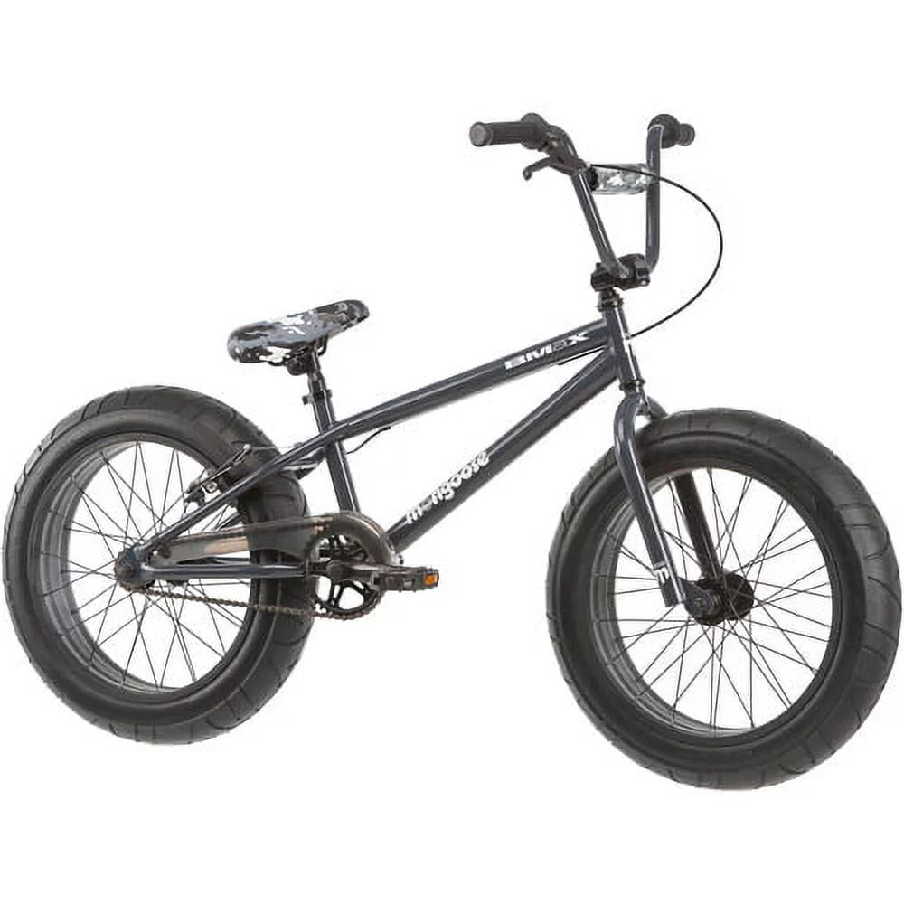 Black/Gray 20" Fat Tire Mountain Bike Z8415