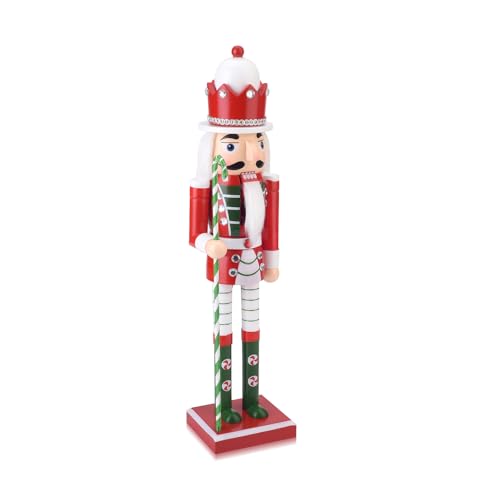 15 Inch Wooden Nutcracker Figure (Green) X92117