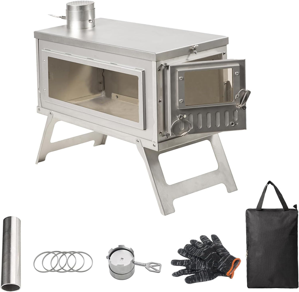 Stainless Steel Folding Wood Stove with Folding Pipe L6297