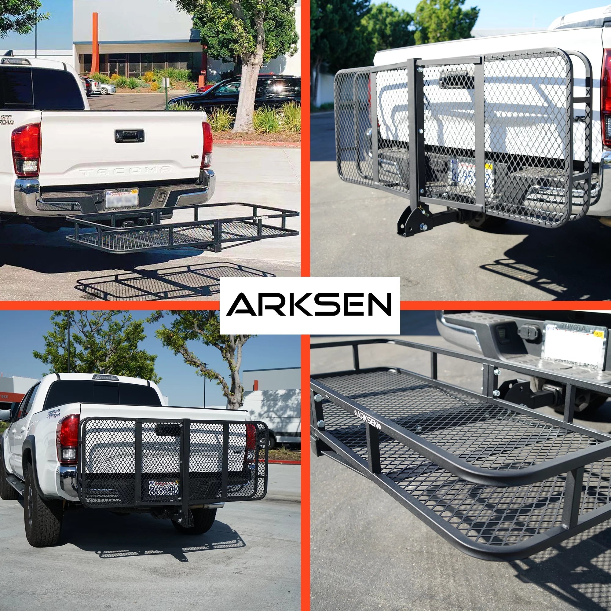 60" Folding Cargo Carrier Luggage Basket L904