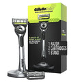 6 Razor Blade Refills and 7oz Rapid Foaming Shave Gel J60562