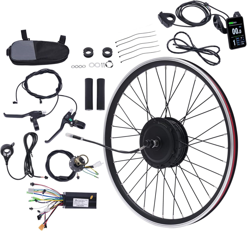 27.5" 500W Front Wheel Electric Bike Conversion Kit with LCD Display U537