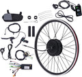 27.5" 500W Front Wheel Electric Bike Conversion Kit with LCD Display U537