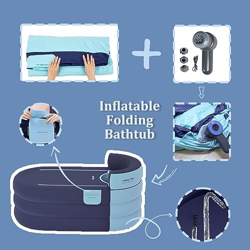 Foldable Inflatable Bathtub with Electric Air Pump I8658