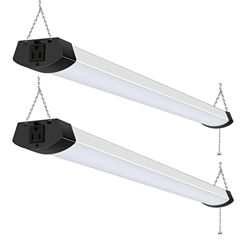 2 Pack 4FT 120W LED Shop Light 5000K 13000lm G9643