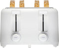 4 Slice Toaster with Extra Wide Slots, White A3486