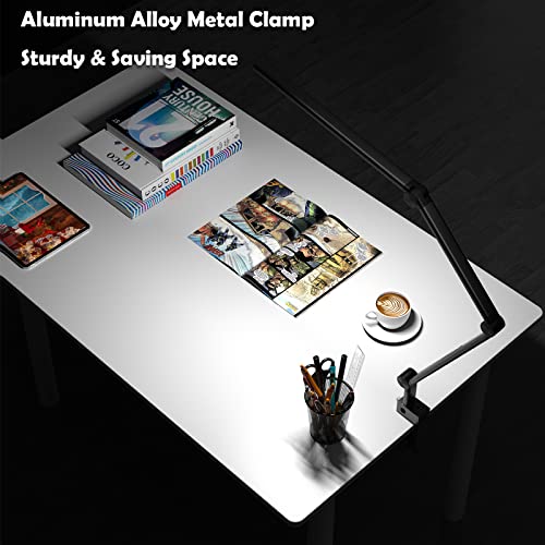 Black 18W LED Desk Lamp with Clamp Q6881