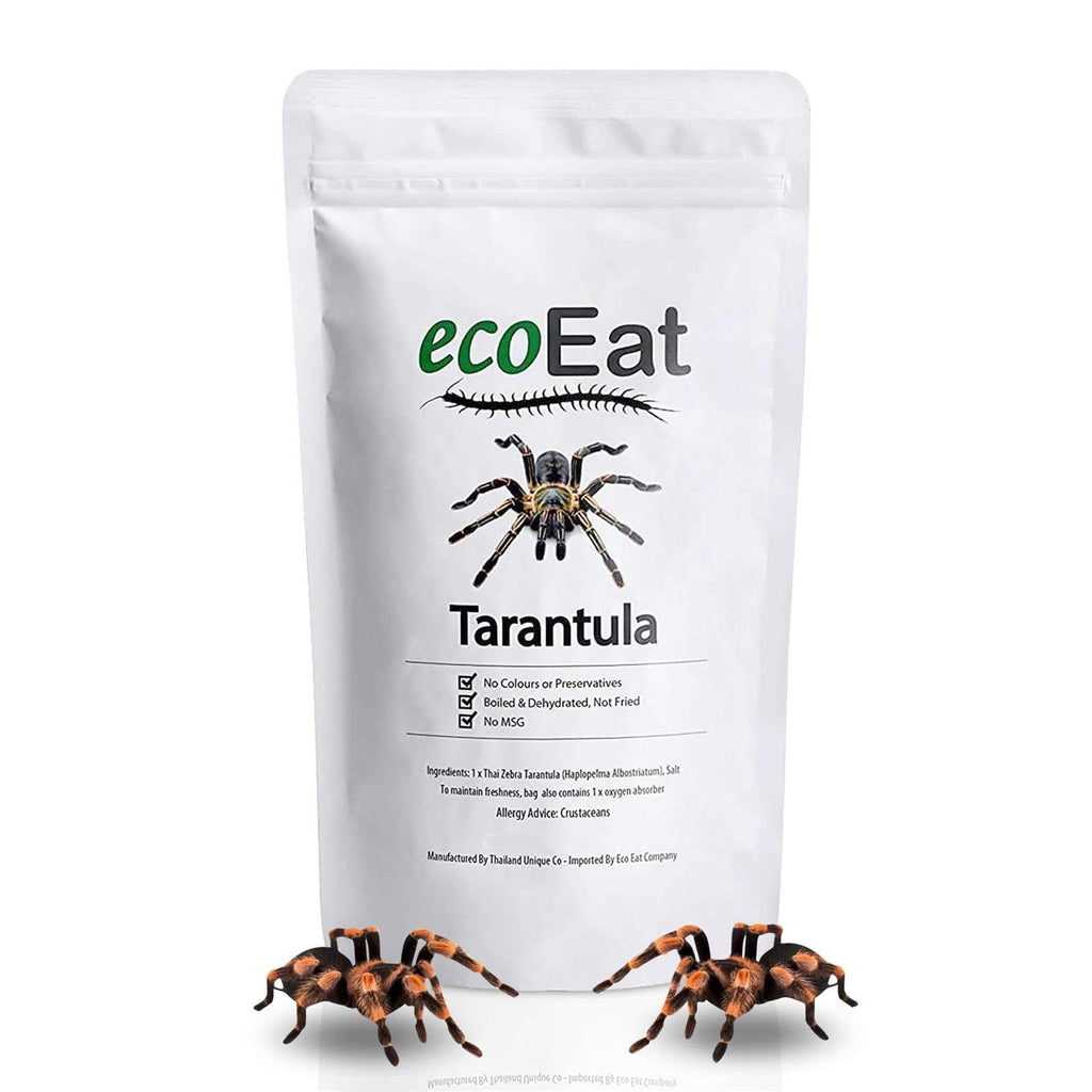 Edible Dehydrated Zebra Tarantula Insect L918
