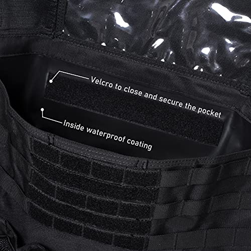 Khaki Tactical Car Seat Back Organizer E42326