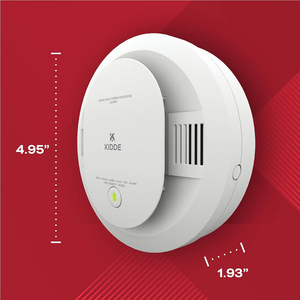 AA Battery Powered Smoke & Carbon Monoxide Detector, 1 Pack I633654