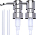 Silver Plastic Soap Dispenser Pump Replacement for 28/400 Neck Size C4578