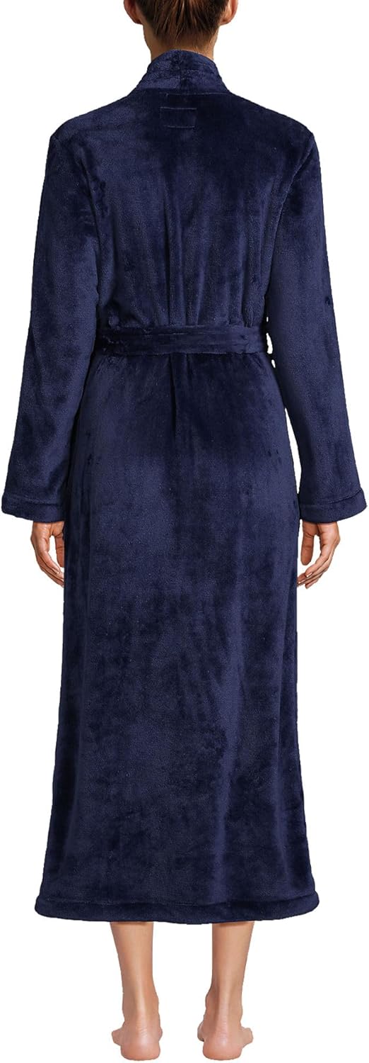 Deep Sea Navy Regular Small Long Wrap Robe L381615