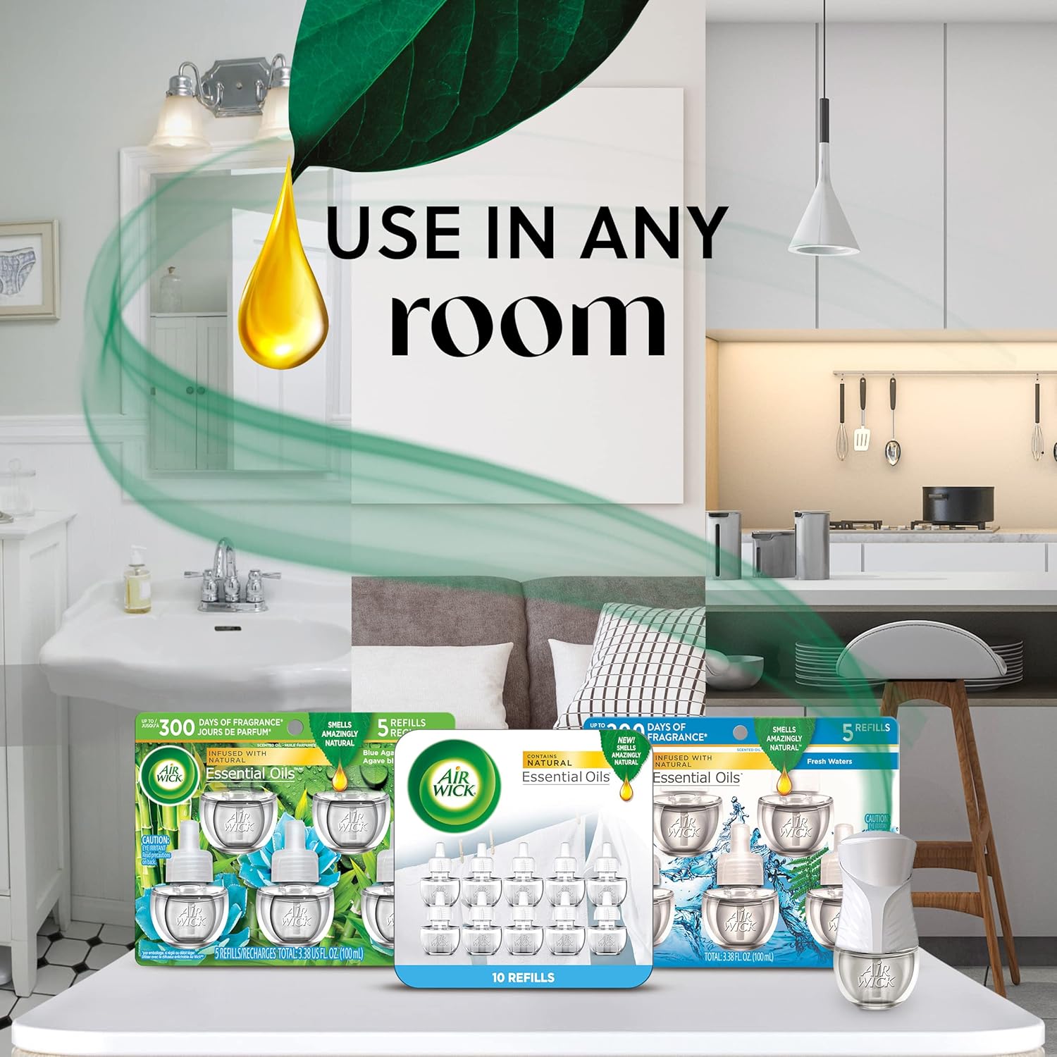 White 1 Count Essential Oil Air Freshener Warmer T40760