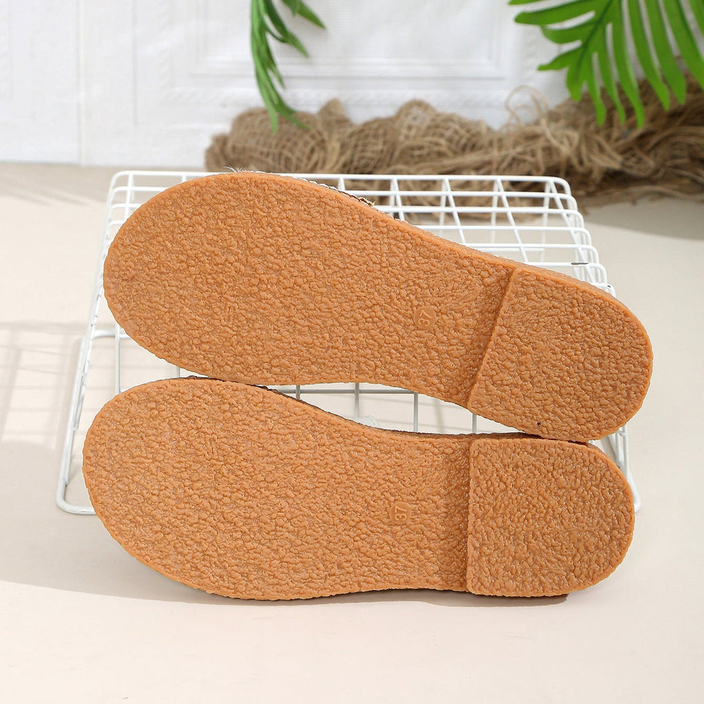 Women's Double Strap Platform Espadrille Sandals Comfortable Summer Shoes