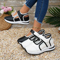 Women Platform Mary Jane Sneakers Velcro Strap Chunky Sole Casual Shoes